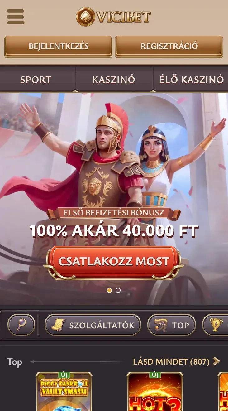 Mobiljáték a Vicibet
